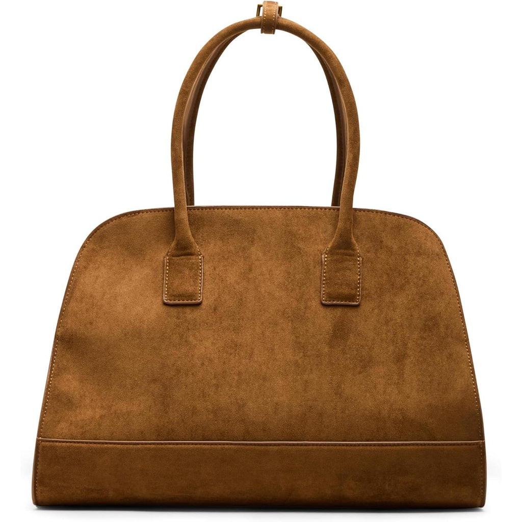 Steve Madden Harlii Faux Suede Satchel, Tan