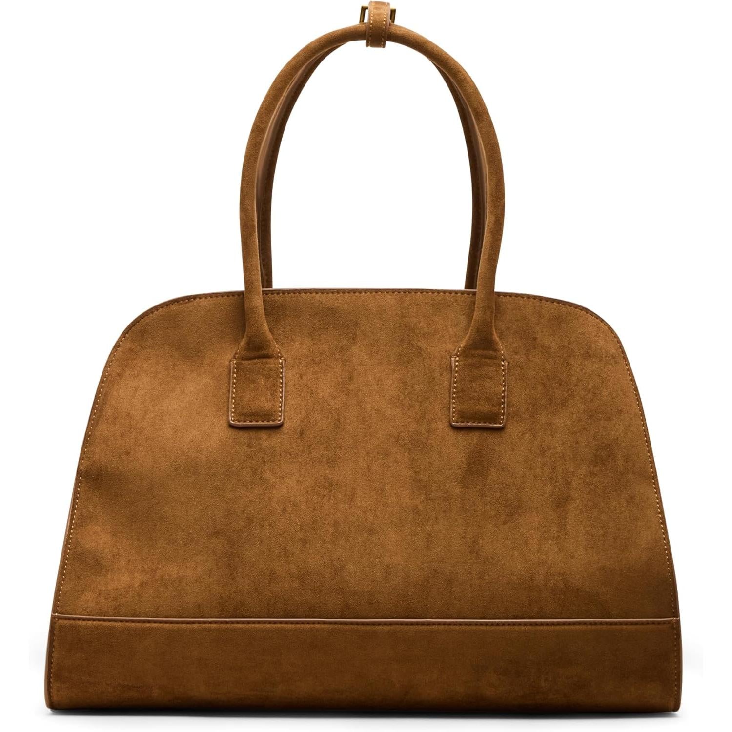 Steve Madden Harlii Faux Suede Satchel, Tan