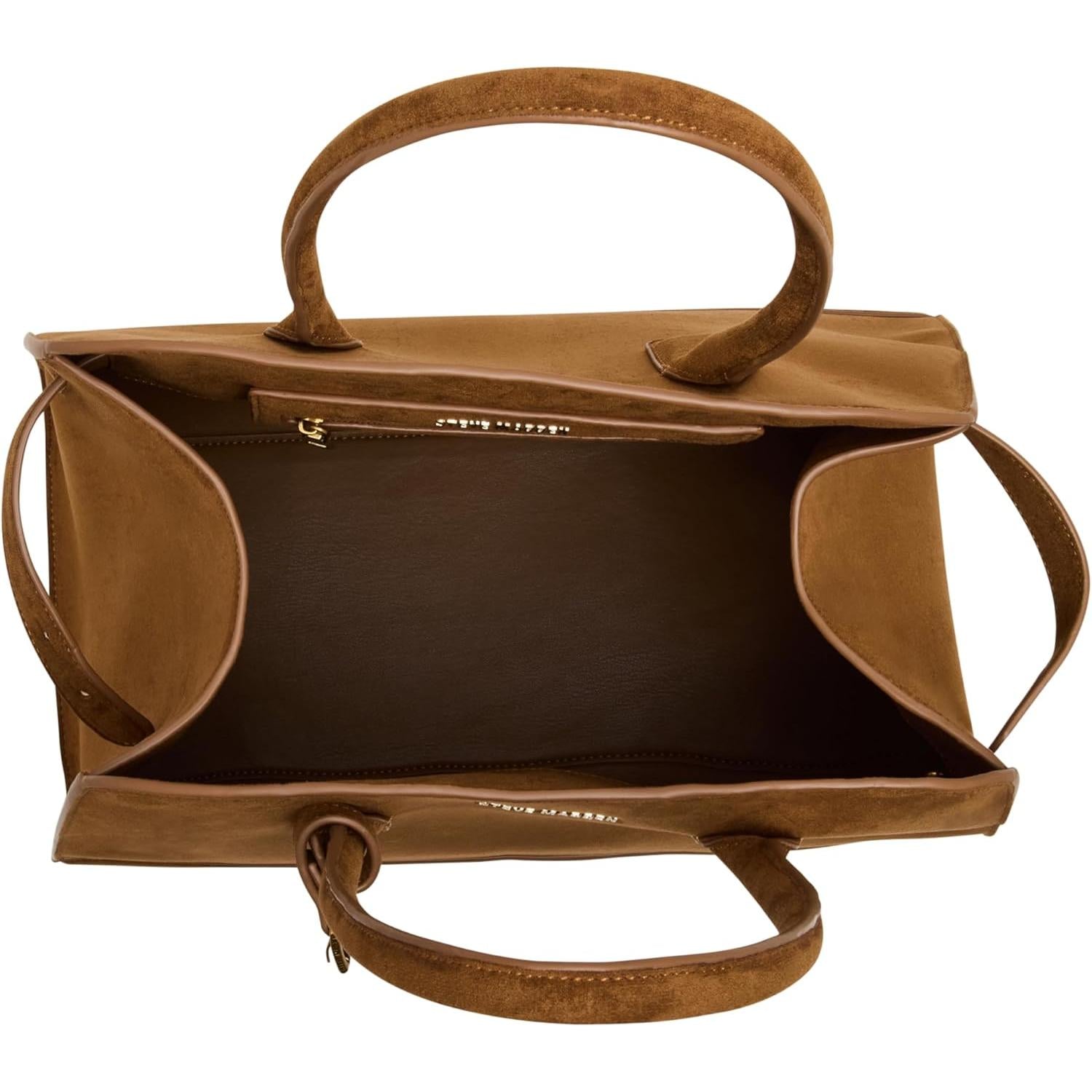 Steve Madden Harlii Faux Suede Satchel, Tan