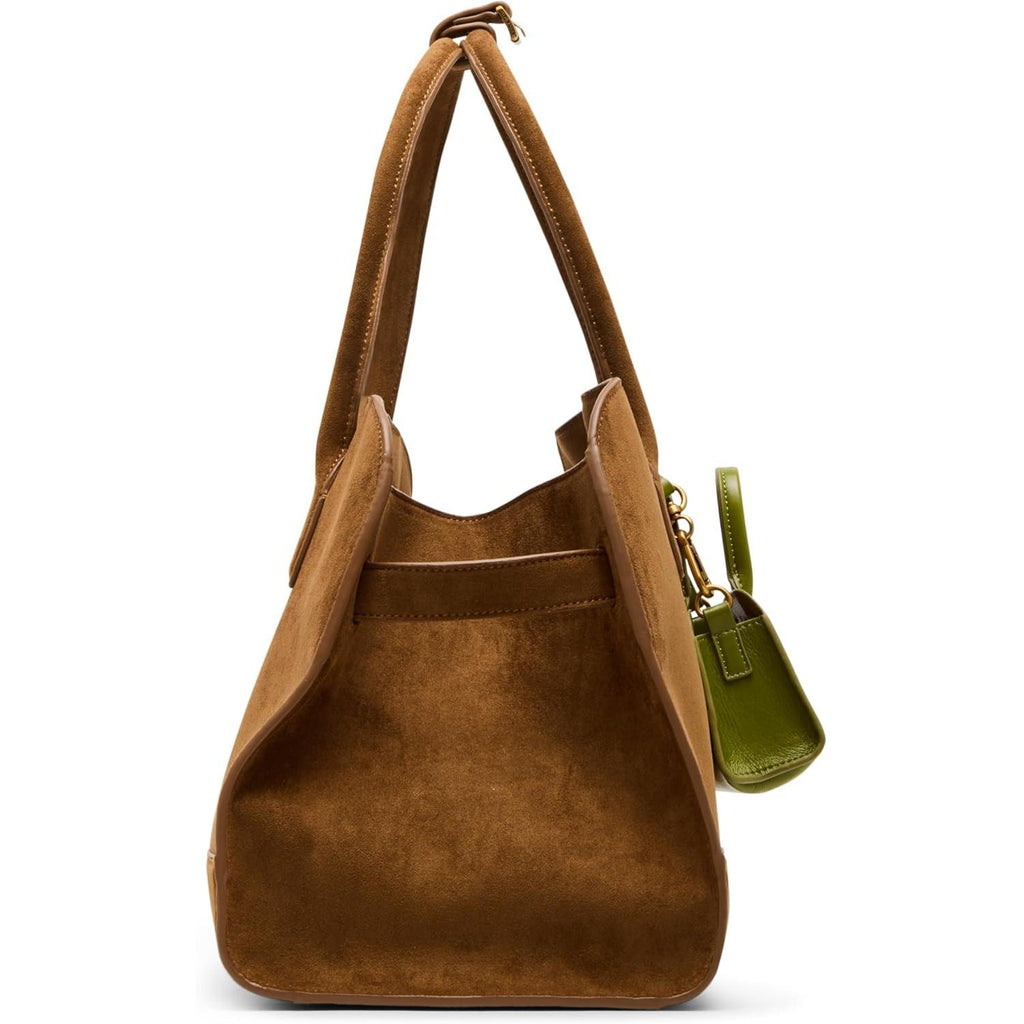 Steve Madden Harlii Faux Suede Satchel, Tan