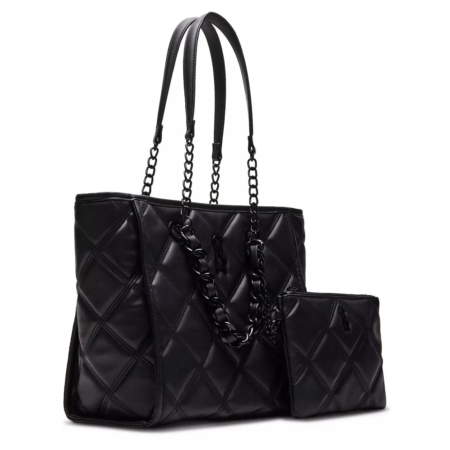 Steve Madden Katt Tote Set, Black