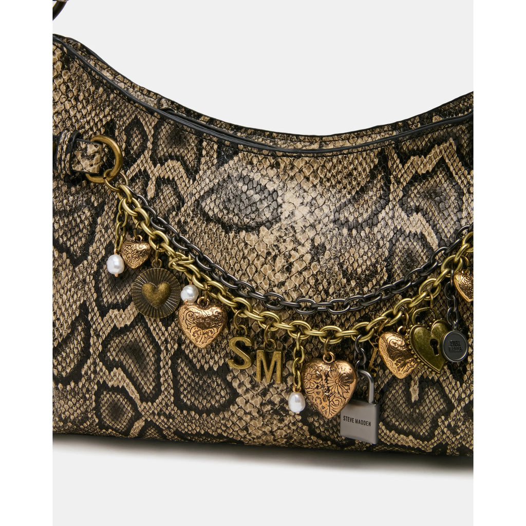 Steve Madden Lianna Hobo Shoulder Bag, Snake