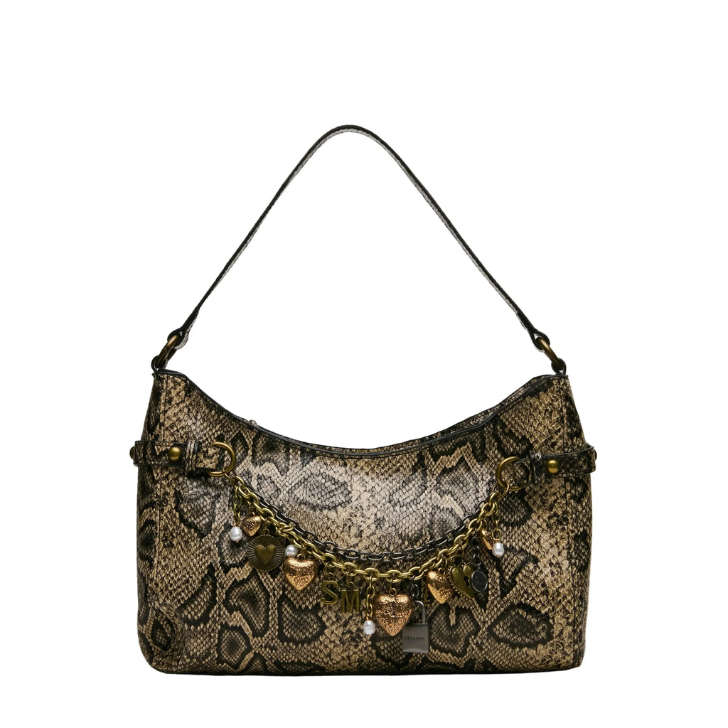 Steve Madden Lianna Hobo Shoulder Bag, Snake
