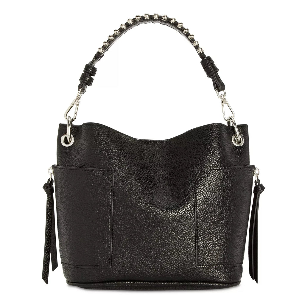 Steve Madden Sammy Bucket Tote Bag, Black