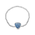 Stretch Blue Quartz Bracelet