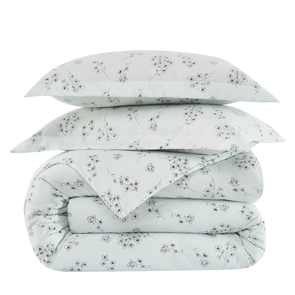 Sweet Pea Comforter Set, Blue