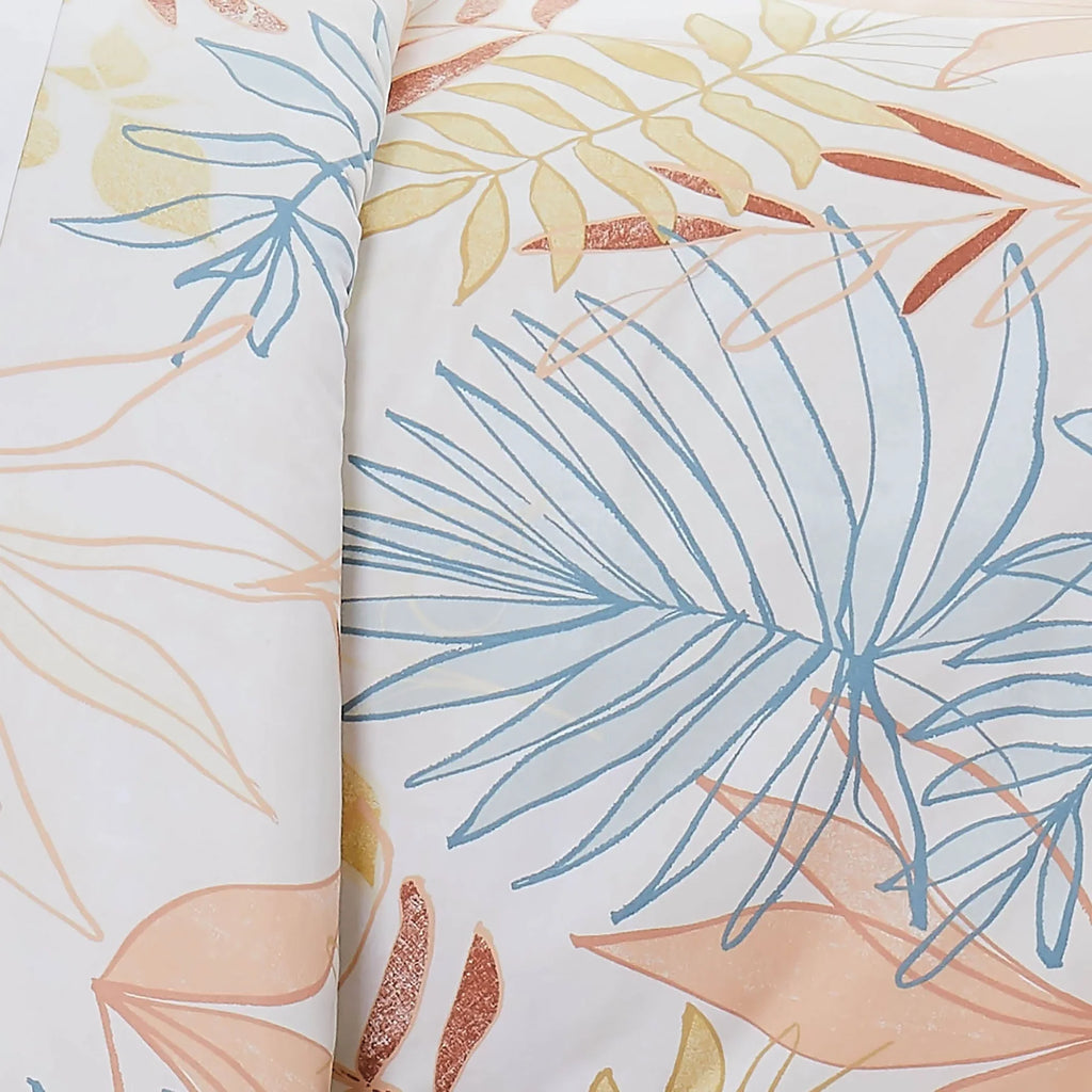 Tropical Calm Comforter Set, Cream