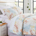 Tropical Calm Comforter Set, Cream