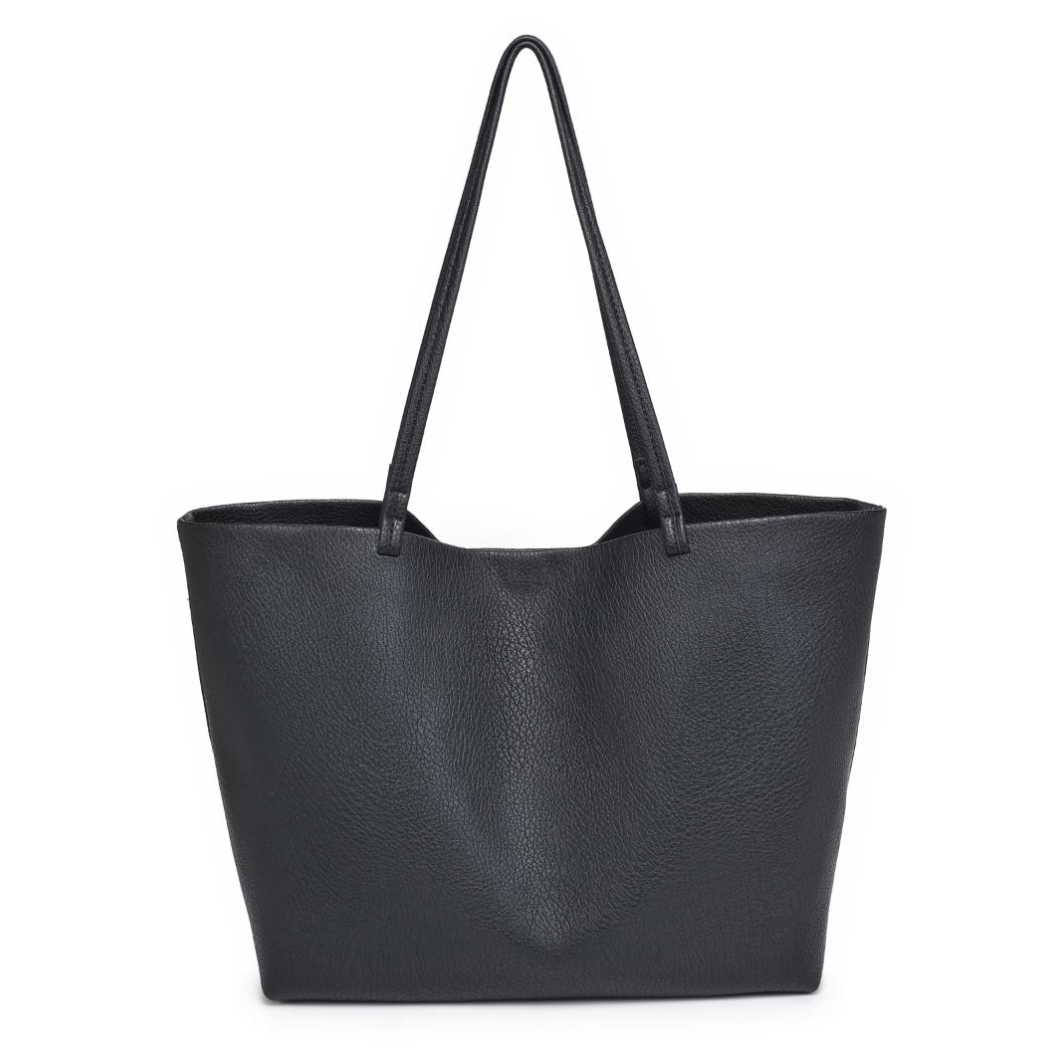 Urban Expressions Alma Tote & Pouch Set, Black
