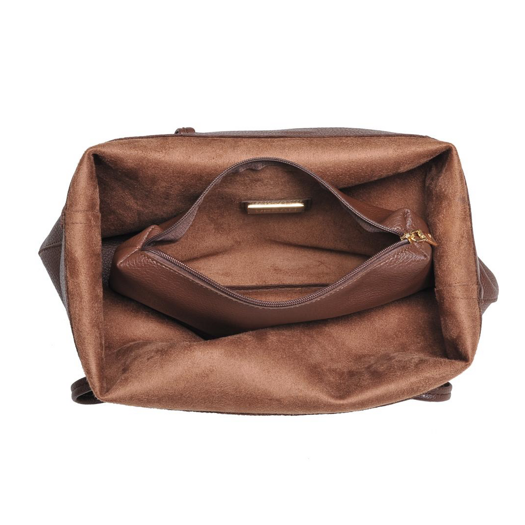 Urban Expressions Alma Tote & Pouch Set, Chocolate