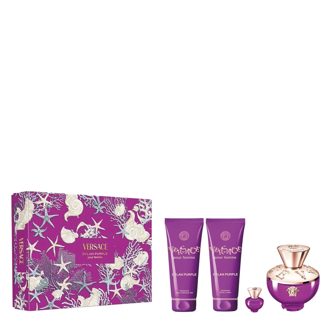VERSACE - Dylan Purple 4 Piece Gift Set