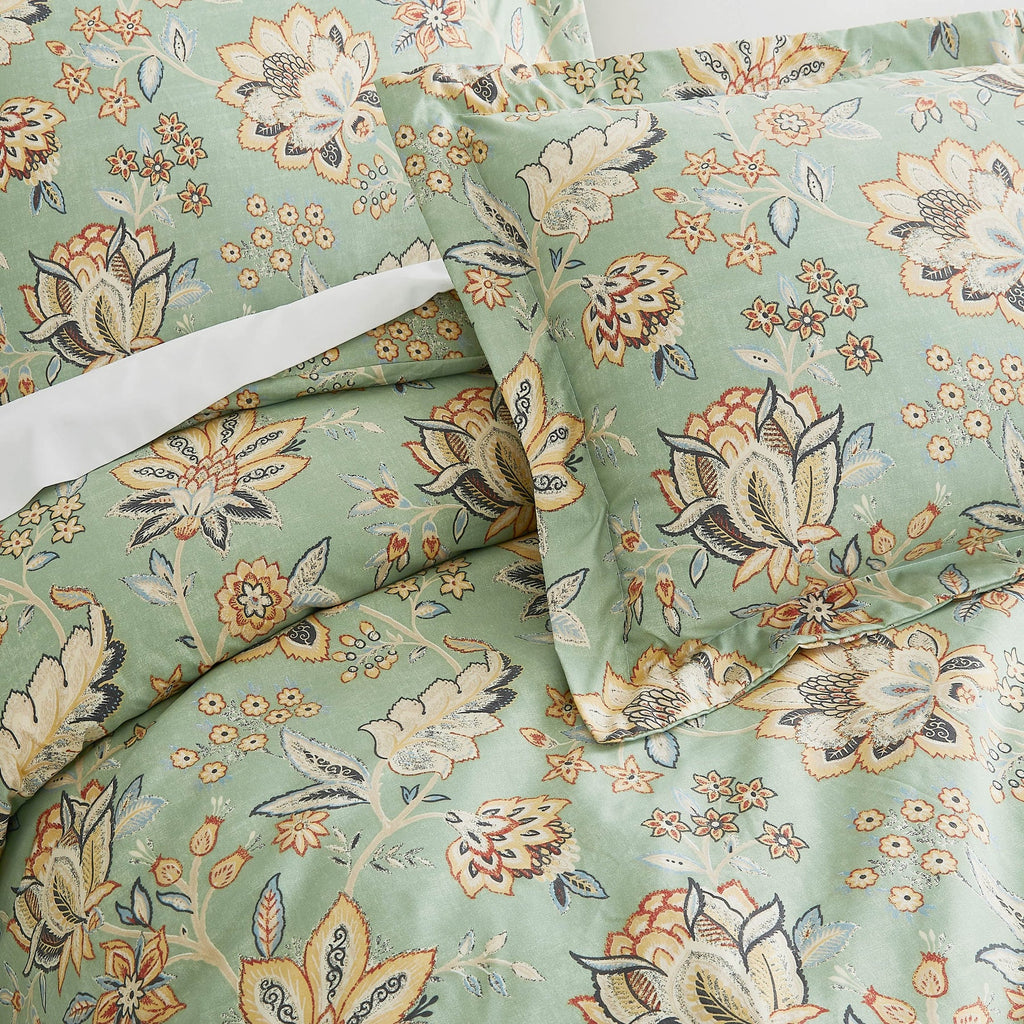 Willow Duvet Cover Set, Green