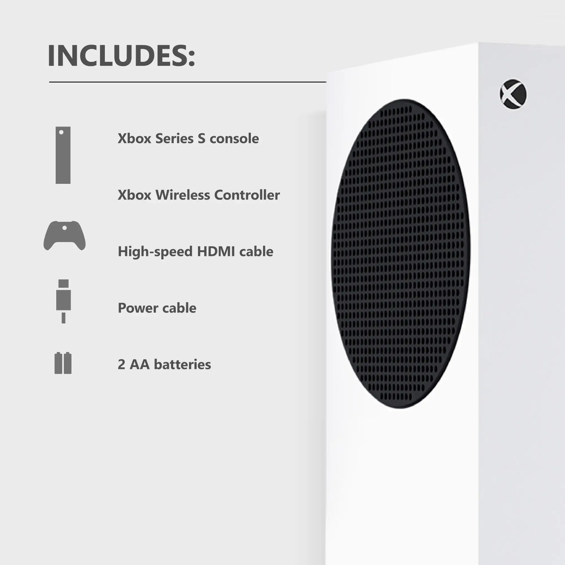 Xbox Series S 512GB All-Digital Console (Disc-Free Gaming), White