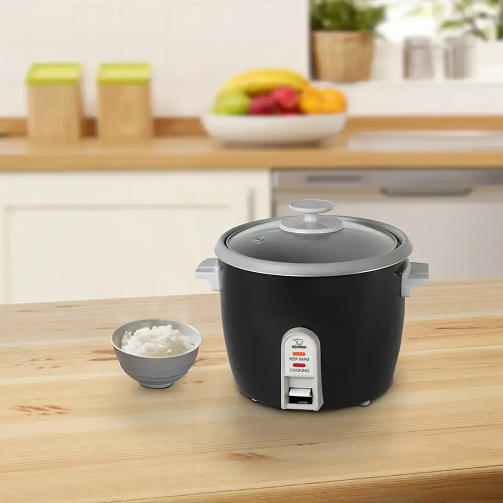 Zorjirushi 6 Cup Rice Cooker / Steamer, Black