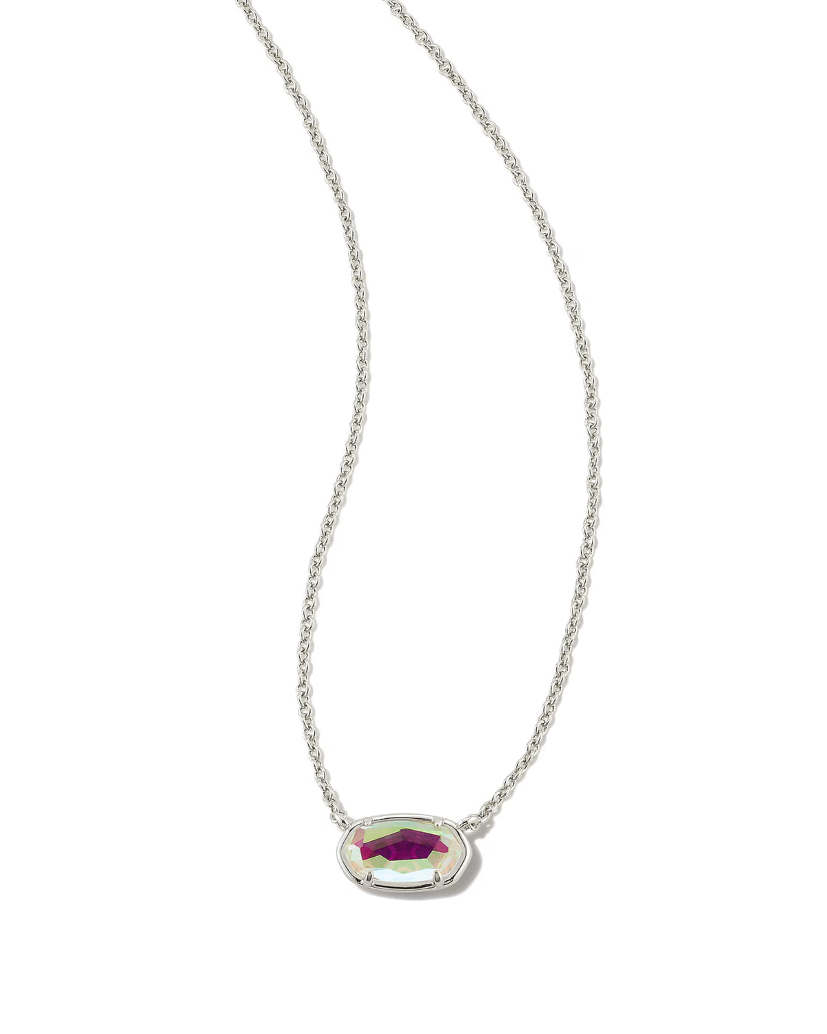 Kendra Scott Grayson Short Pendant Necklace, Dichroic Glass